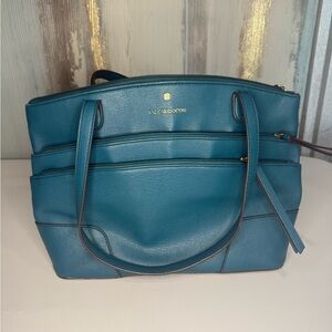 Liz Claiborne Blue Shoulder Bag 15” wide x 10” tall